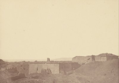 Vista general del Templo de Edfu de Théodule Devéria